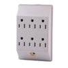 Splitter 1x6 for wall plate White 1 Male / 6 Female - - Mounts For Less