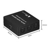 Switch 3X1 For Audio Numeric Cable Toslink Optic Fiber 3 Input To 1 Outputs USB Powered - - Mounts For Less