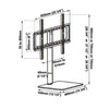 Table top TV Mount (Foot) LED LCD PLASMA 32" to 55" VESA 600x400 - - Mounts For Less