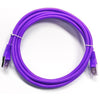 TechCraft Ethernet cable network Cat5e RJ-45 shielded 25 ft Purple - - Mounts For Less