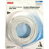 Telephone & alarm 4 conductors 22 AWG flat 50ft White - - Mounts For Less