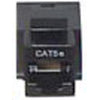 Toolless Keystone connector Cat5e RJ-45 Female Black - - Mounts For Less