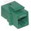 Toolless Keystone connector Cat5e RJ-45 Female Green - - Mounts For Less
