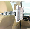 Universal Tablet Holder For Car Headrest 360 Degrees Rotation White - - Mounts For Less